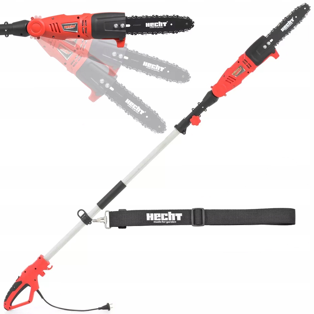 Piła Na Wysięgniku Pilarka Do Gałęzi Łańcuchowa Elektryczna Hecht 971 W