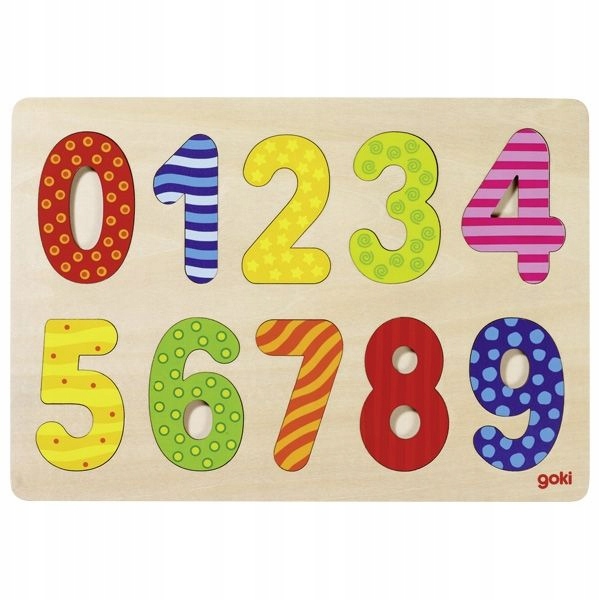 

Puzzle kolorowe Drewniane cyferki Liczby 57574