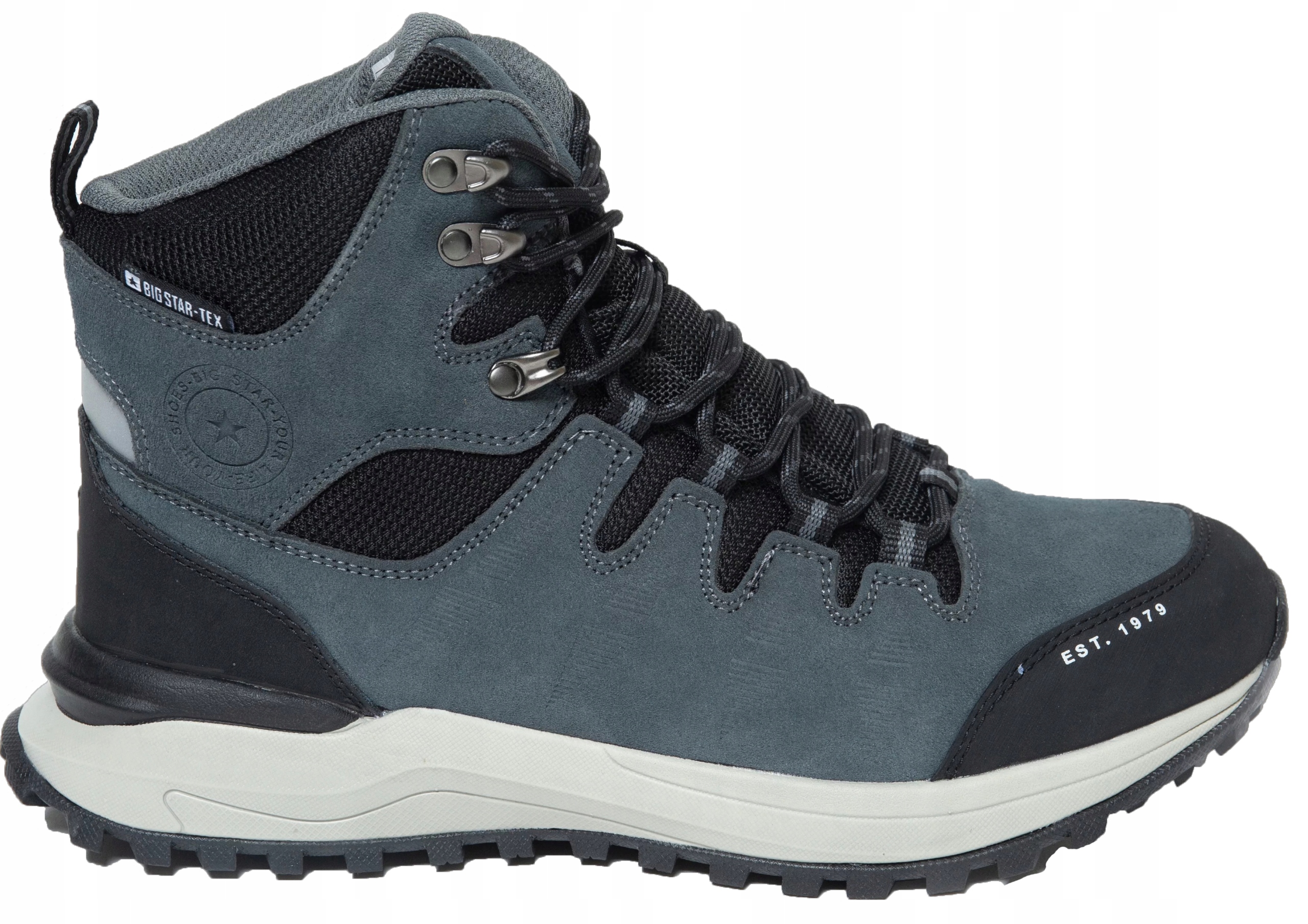 Trapery nad kotník Big Star OO174491 Kožené sportovní boty 43