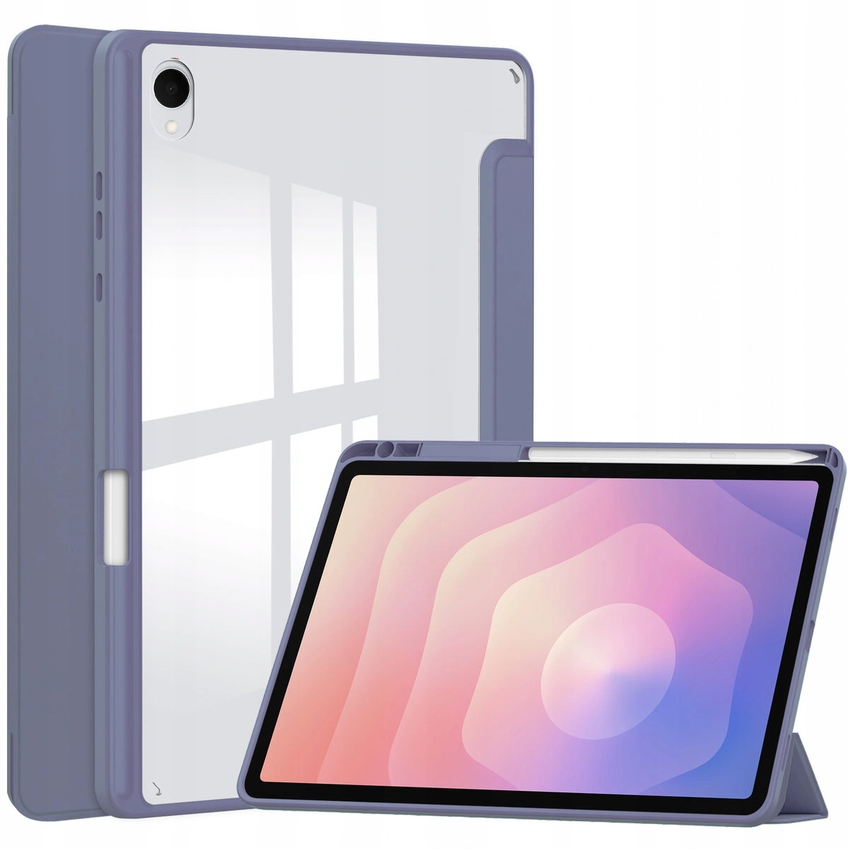 Etui stylowe Bizon do Galaxy Tab S11, case z podstawką, z klapką, cover