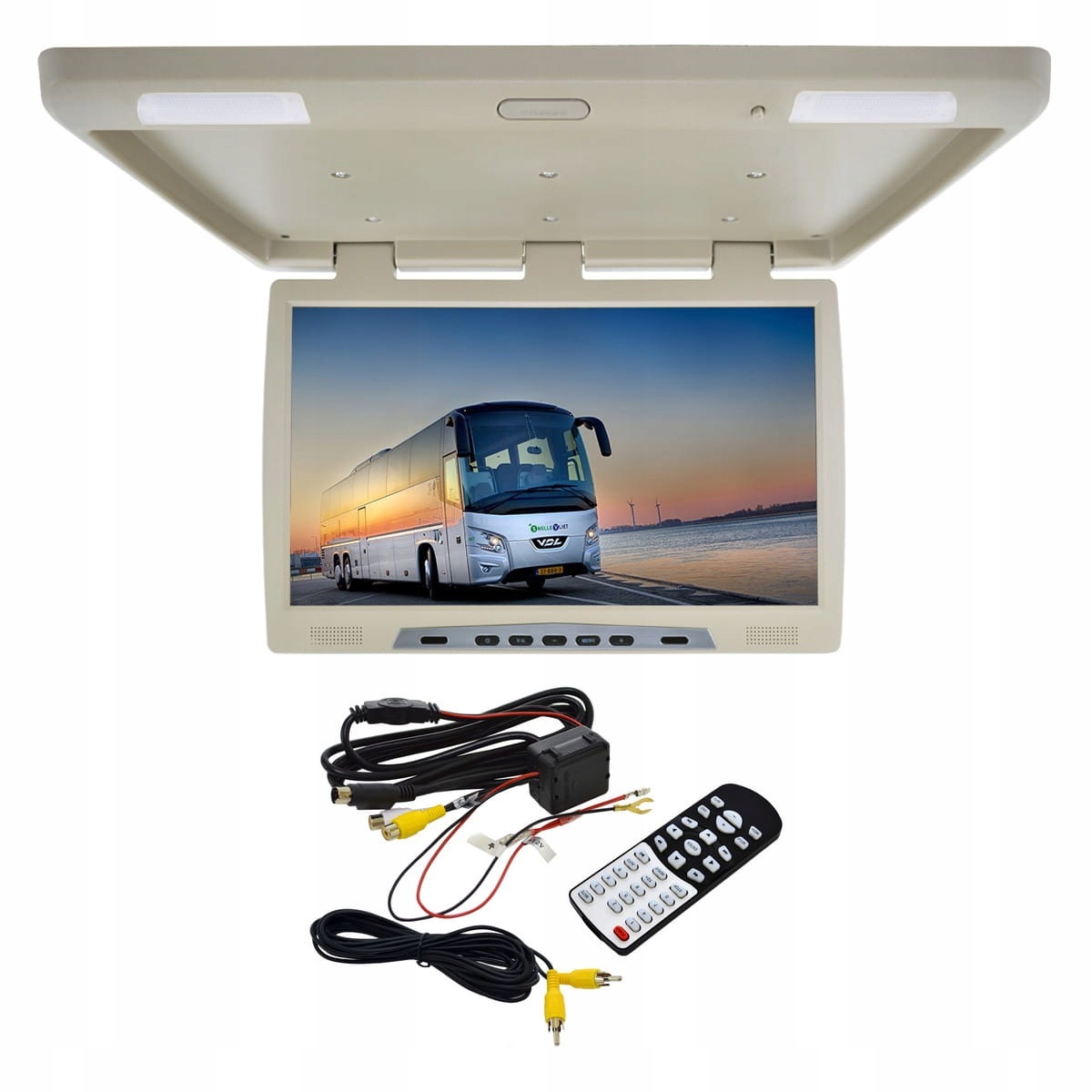 Monitor podsufitowy podwieszany 22'' USB SD IR FM