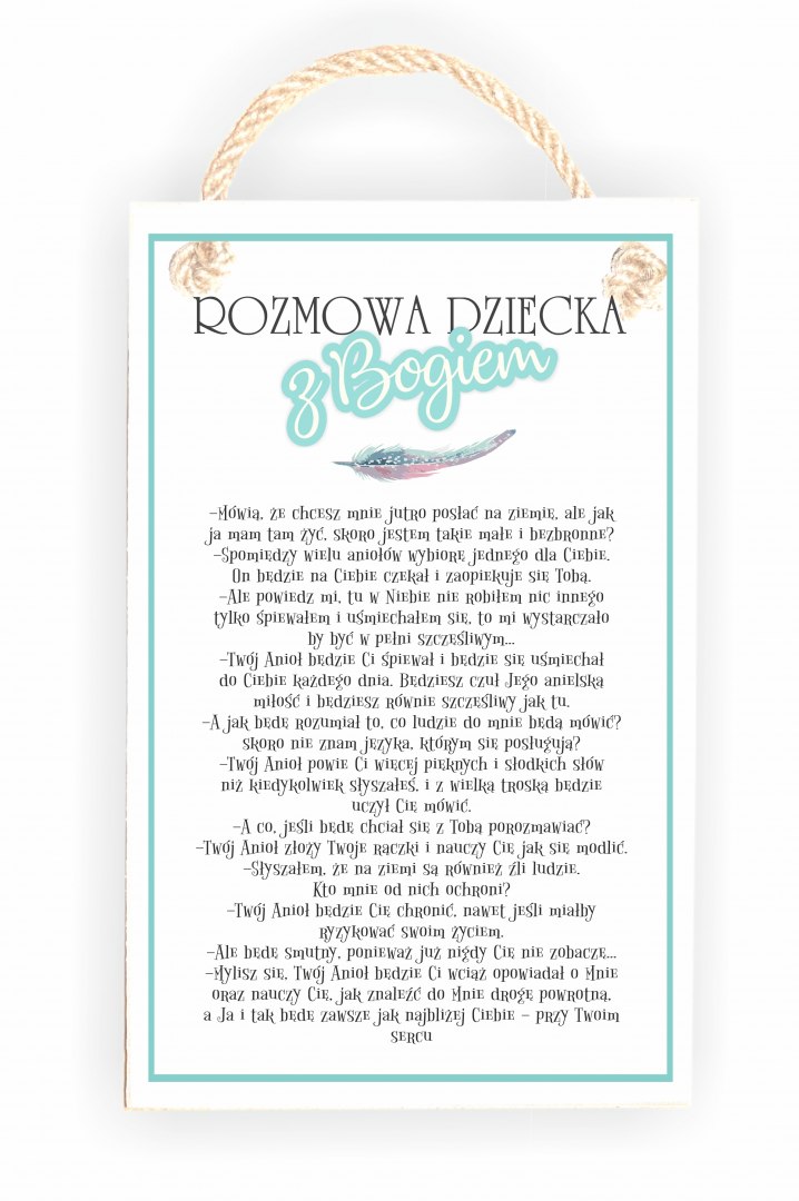 

Tabliczka 06 - Rozmowa Dziecka z Bogiem - TC/06