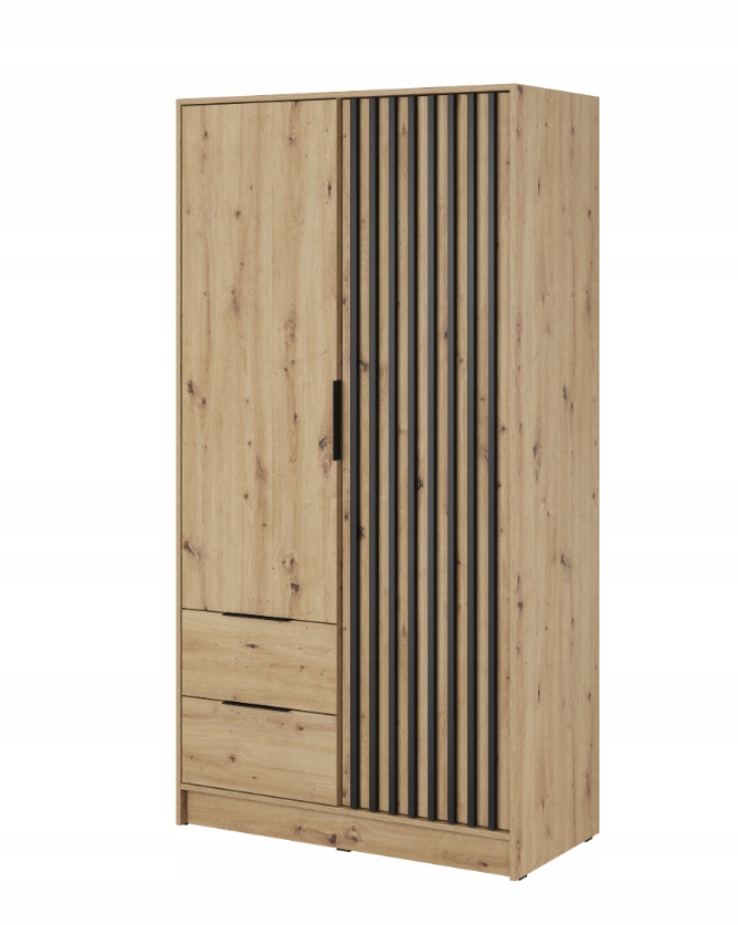 Szafa Lamele 105cm Dąb Artisan NELA PS Kod producenta nela