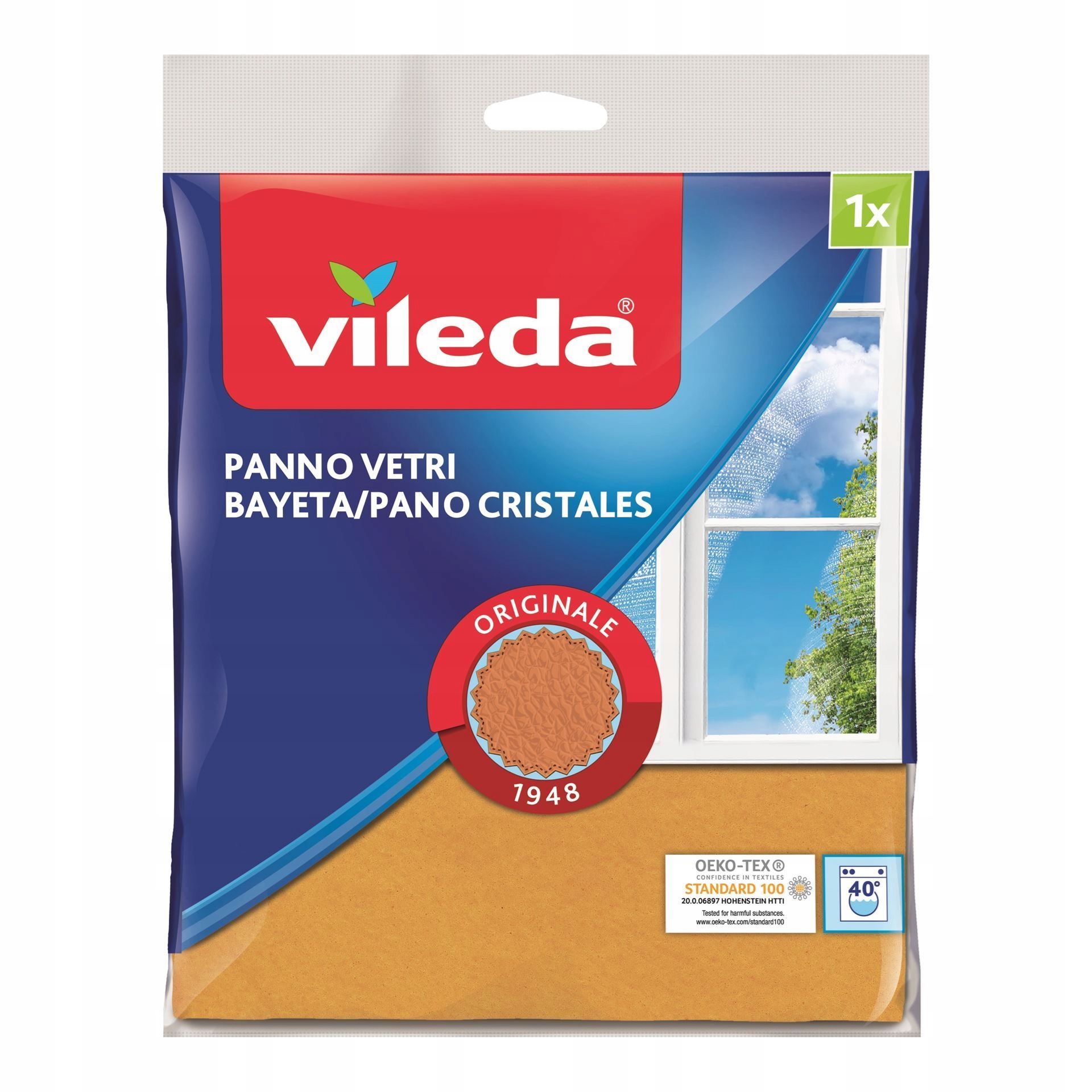 

Vileda Panno Vetri ściereczka do mycia okien 1szt