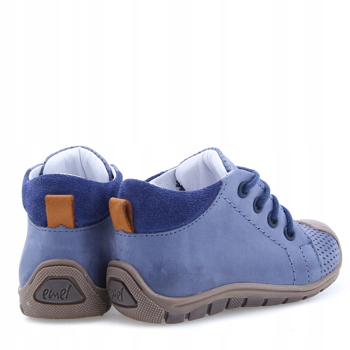 Buty chłopięce EMEL E2388G niebieskie - 22 Kolor niebieski
