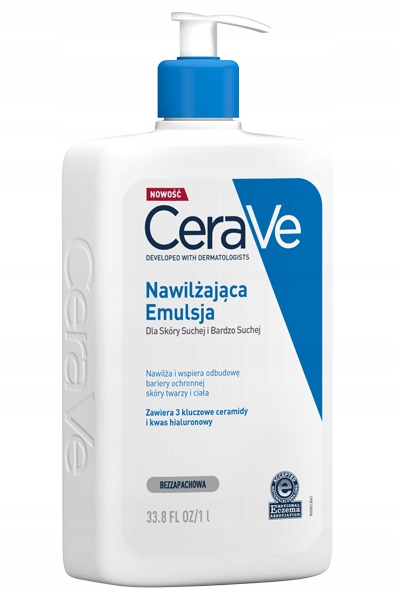CeraVe Nawilżająca Emulsja Dla Skóry Suchej i Bardzo Suchej 1L