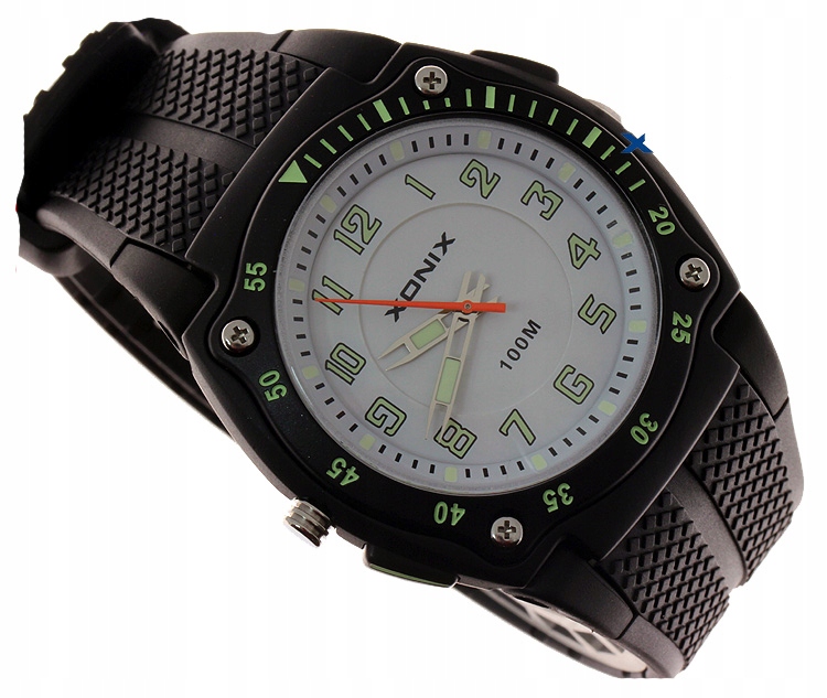ZEGAREK XONIX LED LATARKA 10ATM WODOSZCZELNY MOCNY