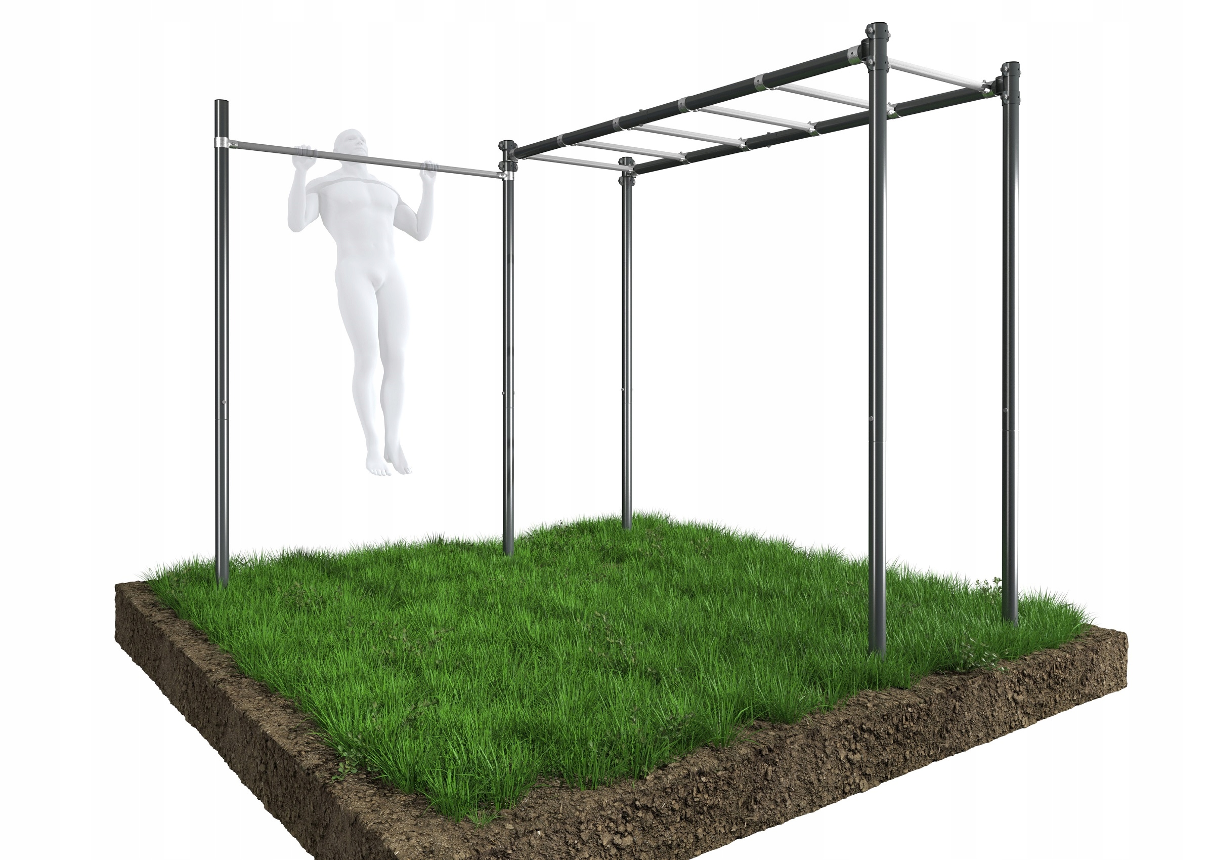 Sada zahradního hrazda, zábradlí, žebříku ZO12-60