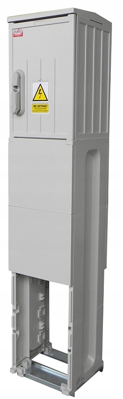 Rozdzielnia Rozdzielnica Budowlana Elektryczna Oz 26x40+F Fundament Pusta