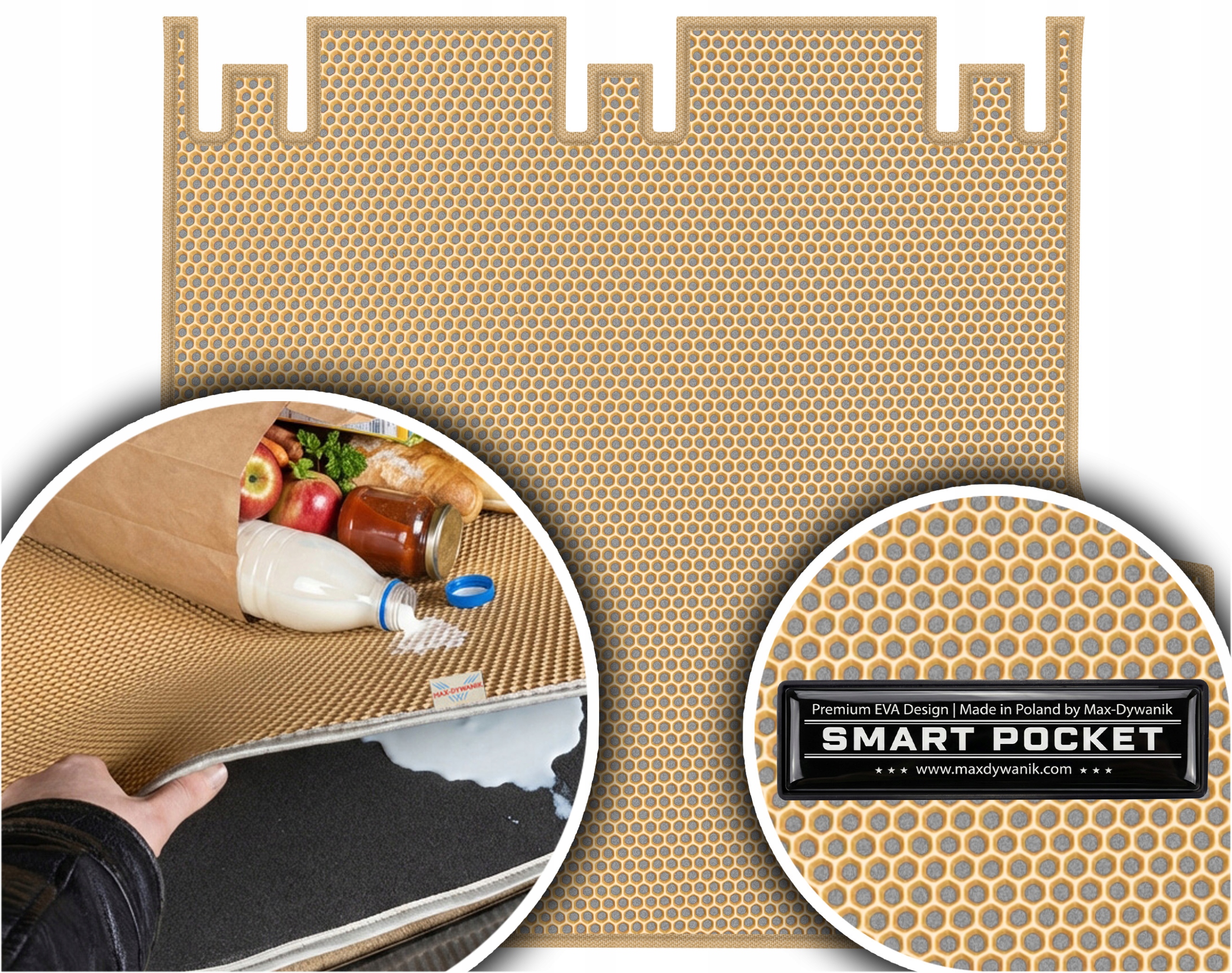 Man Tge 3.180 Furgon od roku 2024. Vložka batožinového priestoru Eva Smart Pocket Béžová