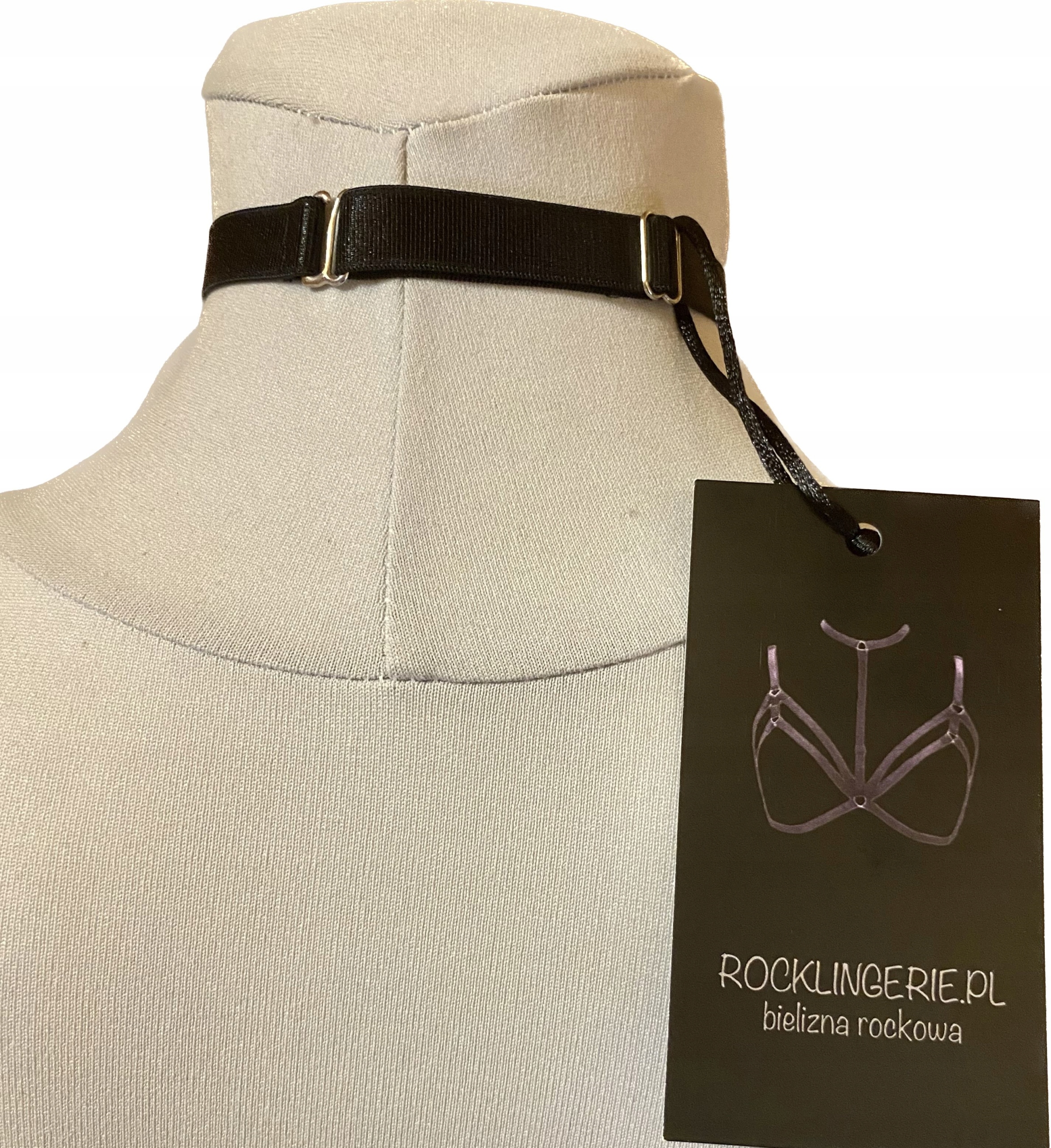 Obroża rockowa choker naszyjnik duże kółko alternative style O040 Rodzaj Inny