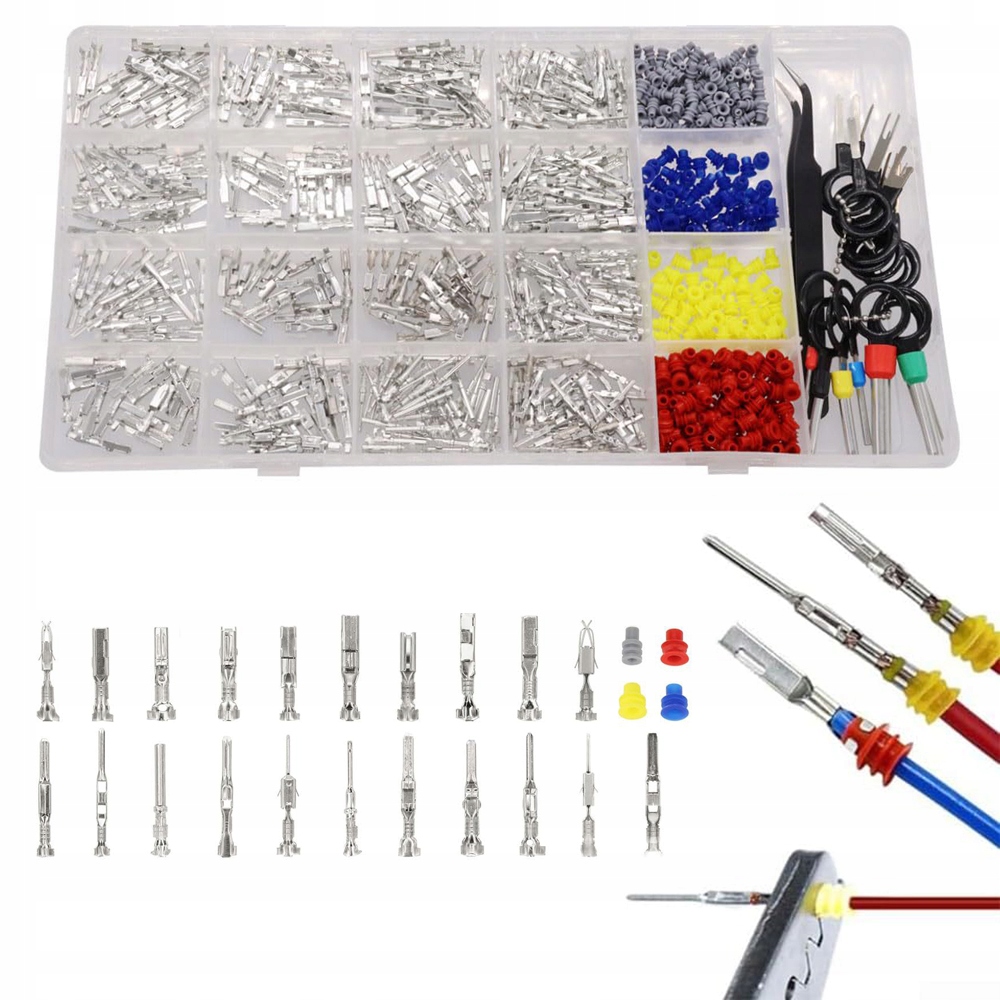 Automobilové Konektory Sada Kabelových Konektorů Ucpané Konektory 720 Ks