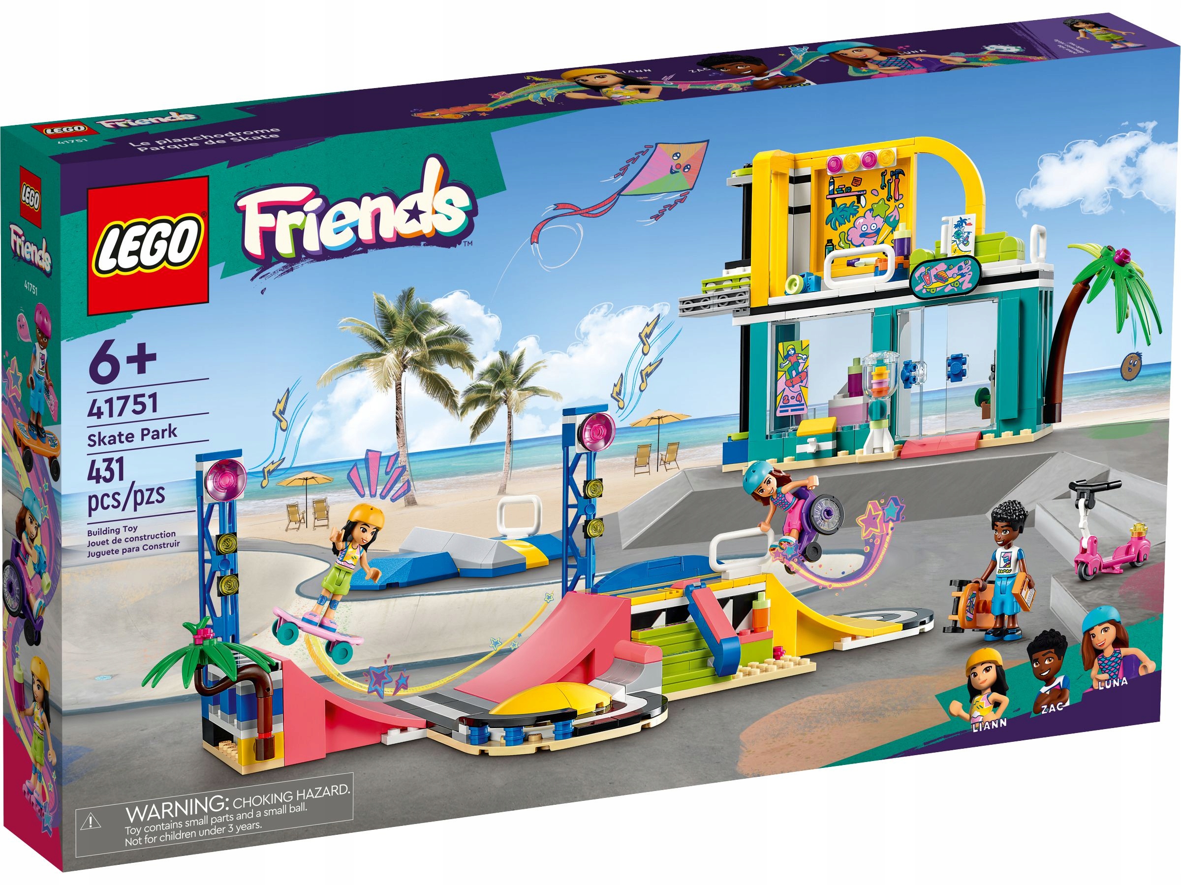 Lego Friends 41751 Skatepark Klocki