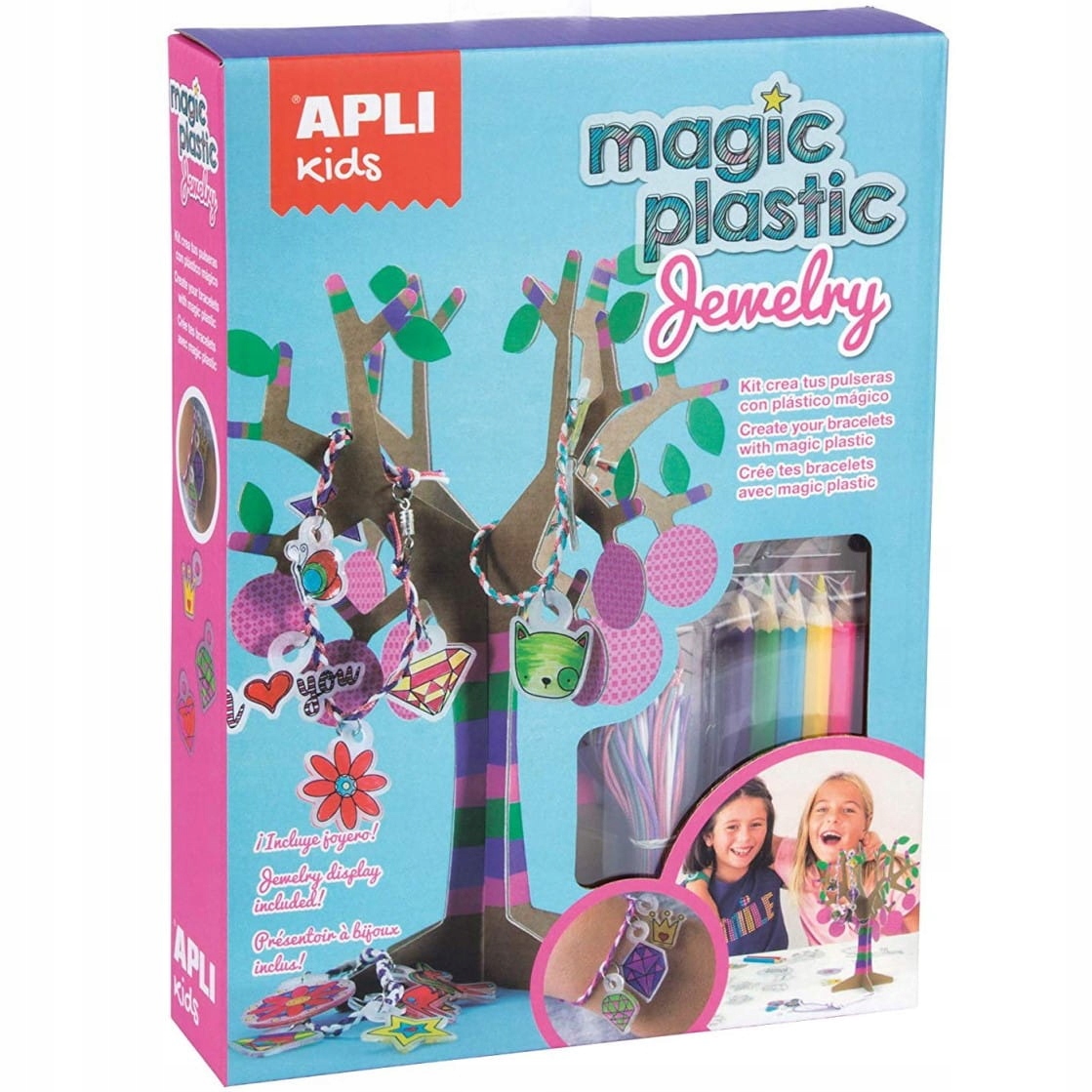 

Zestaw z magicznym plastikiem Apli Kids Biżuteria