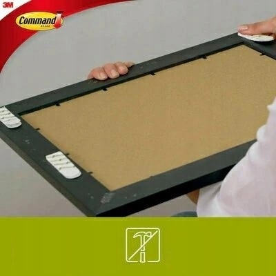 3M COMMAND CZARNE RZEPY DO WIESZANIA OBRAZÓW 3 KOMPLETY 2,7KG _ 17201BLK Rodzaj inny