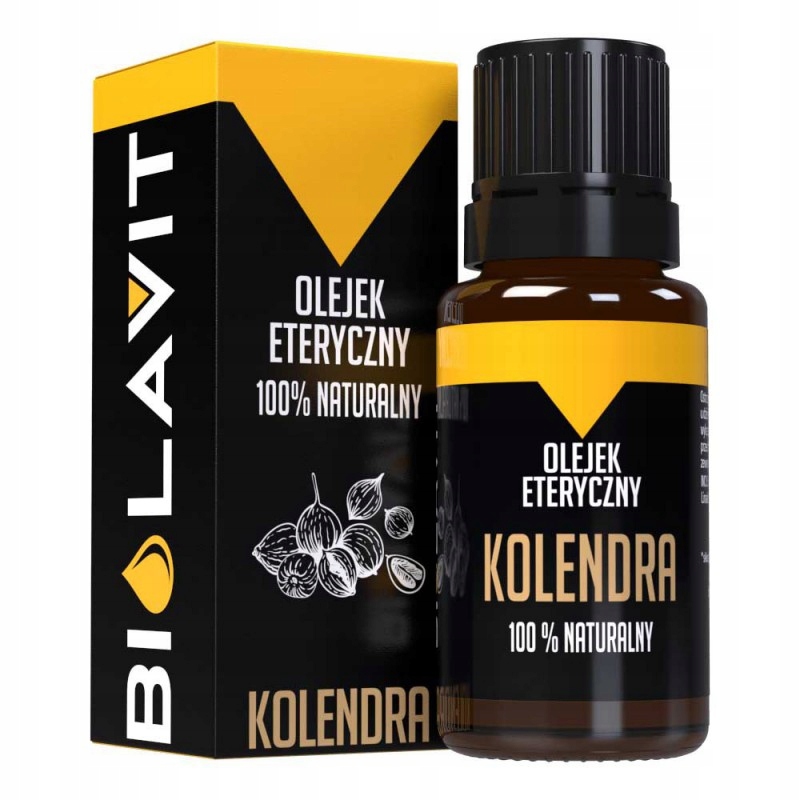 

Olejek eteryczny kolendrowy kolendra 10ml Biolavit