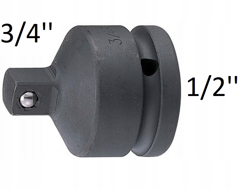 

Redukcja udarowa 1/2cal na 3/4cal Adapter 1/2x3/4