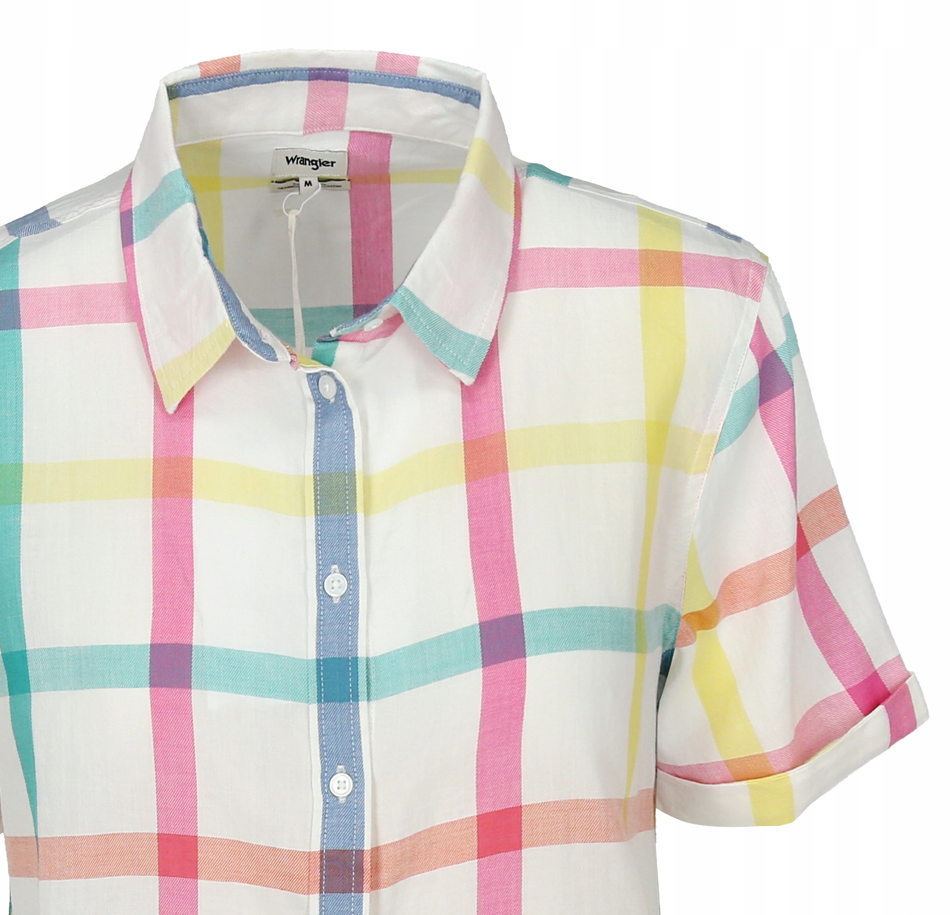 WRANGLER SHORTSLEEVE SHIRT KOSZULA DAMSKA LATO S Rękaw krótki rękaw