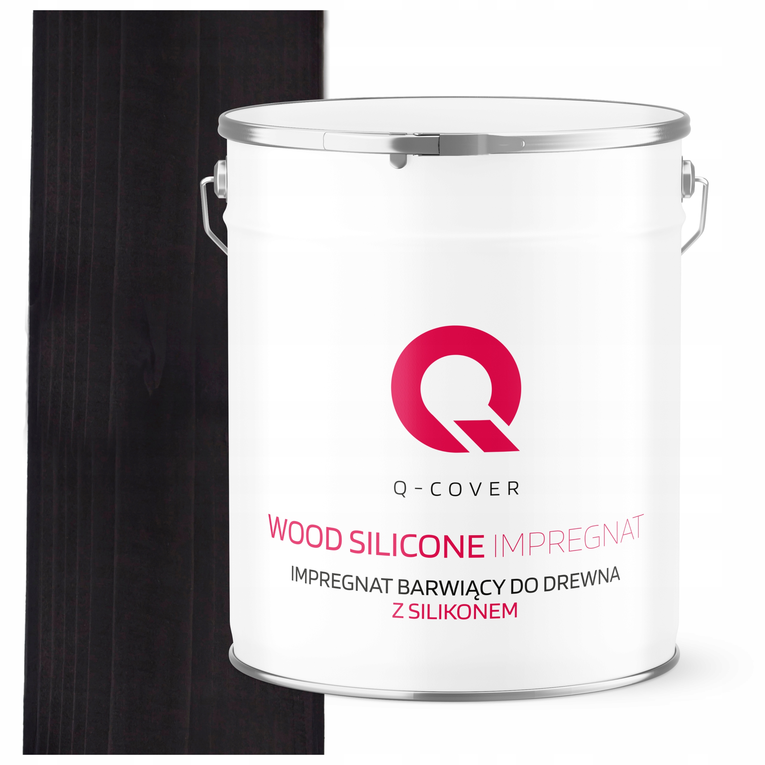 Impregnace Na Dřevo Extra Barva Se Silikonem Chránící Barvy Trvalá Černá 5L