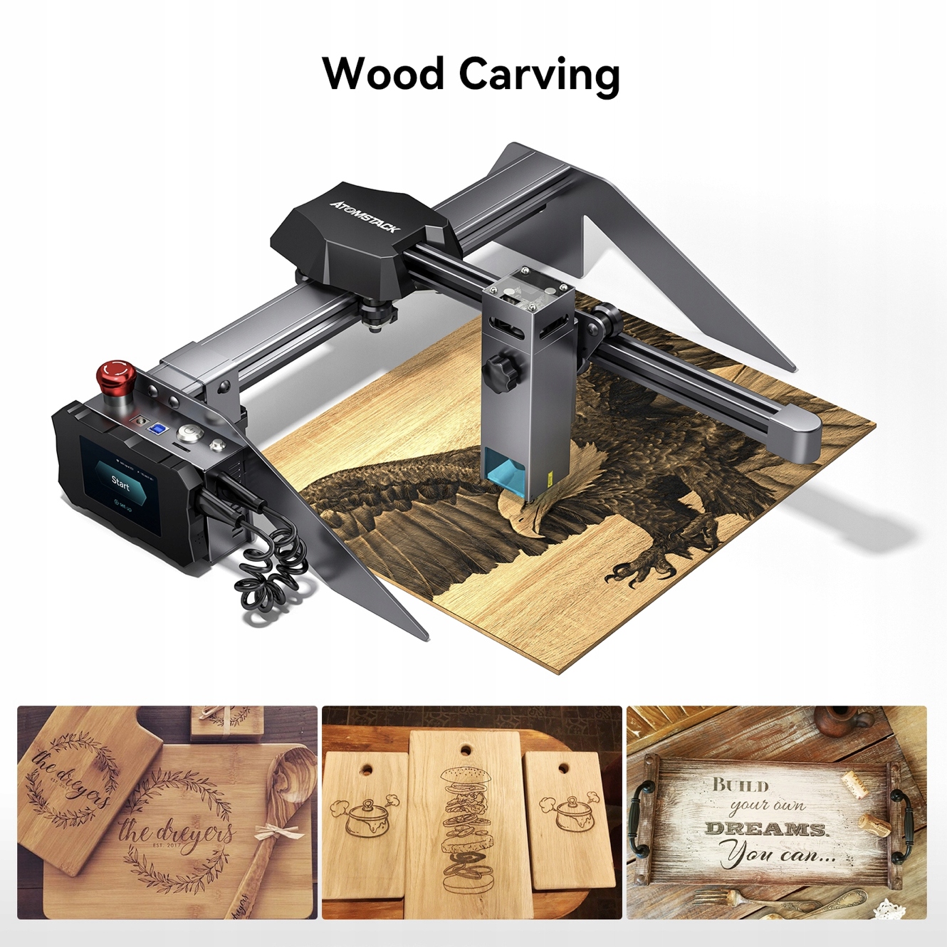 GRAWERKA LASEROWA ATOMSTACK P9 M50 50W Producent Atomstack