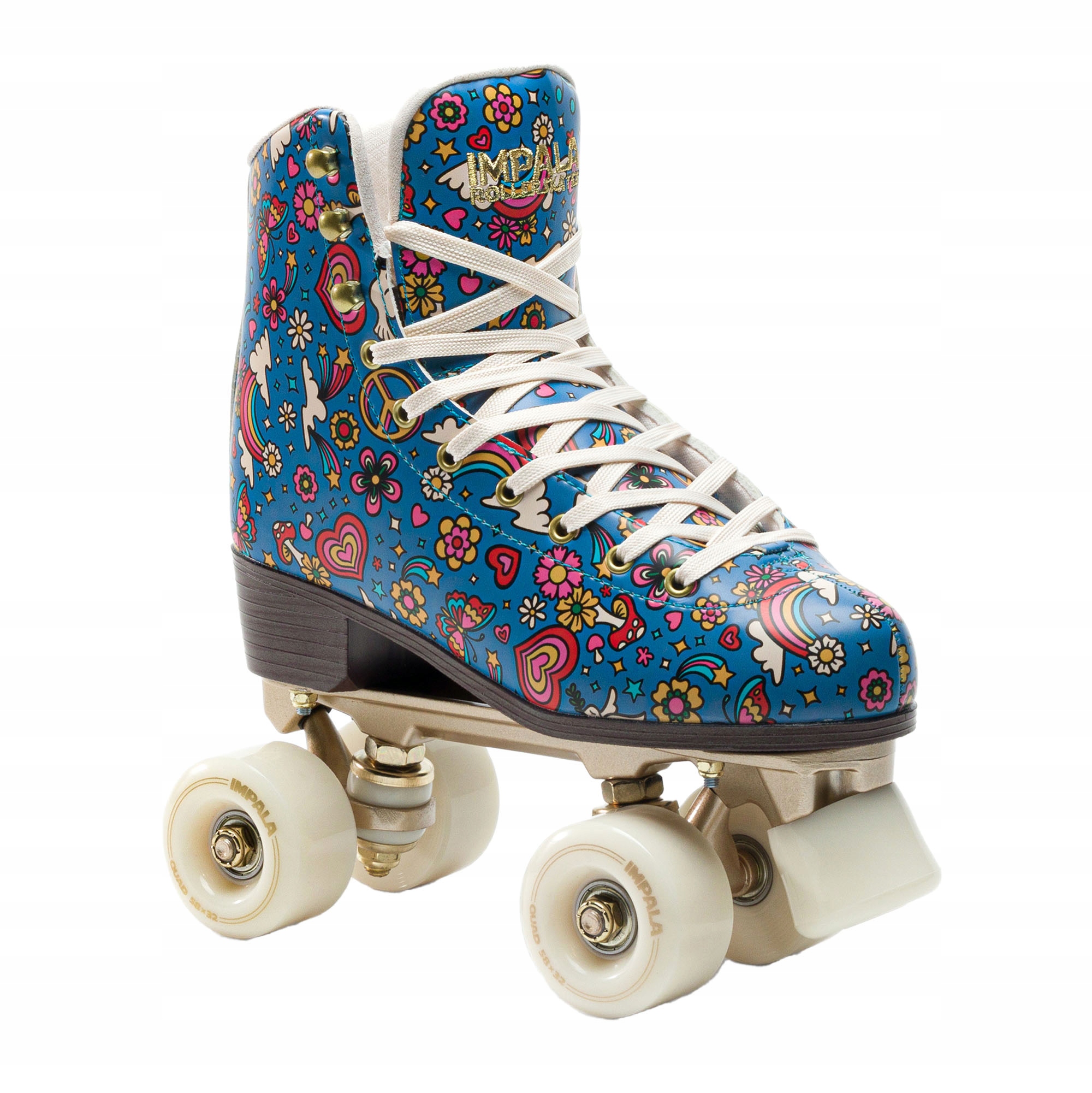 Wrotki damskie Impala Quad Skate niebieskie IMPROLLER1 37 (6 Us)