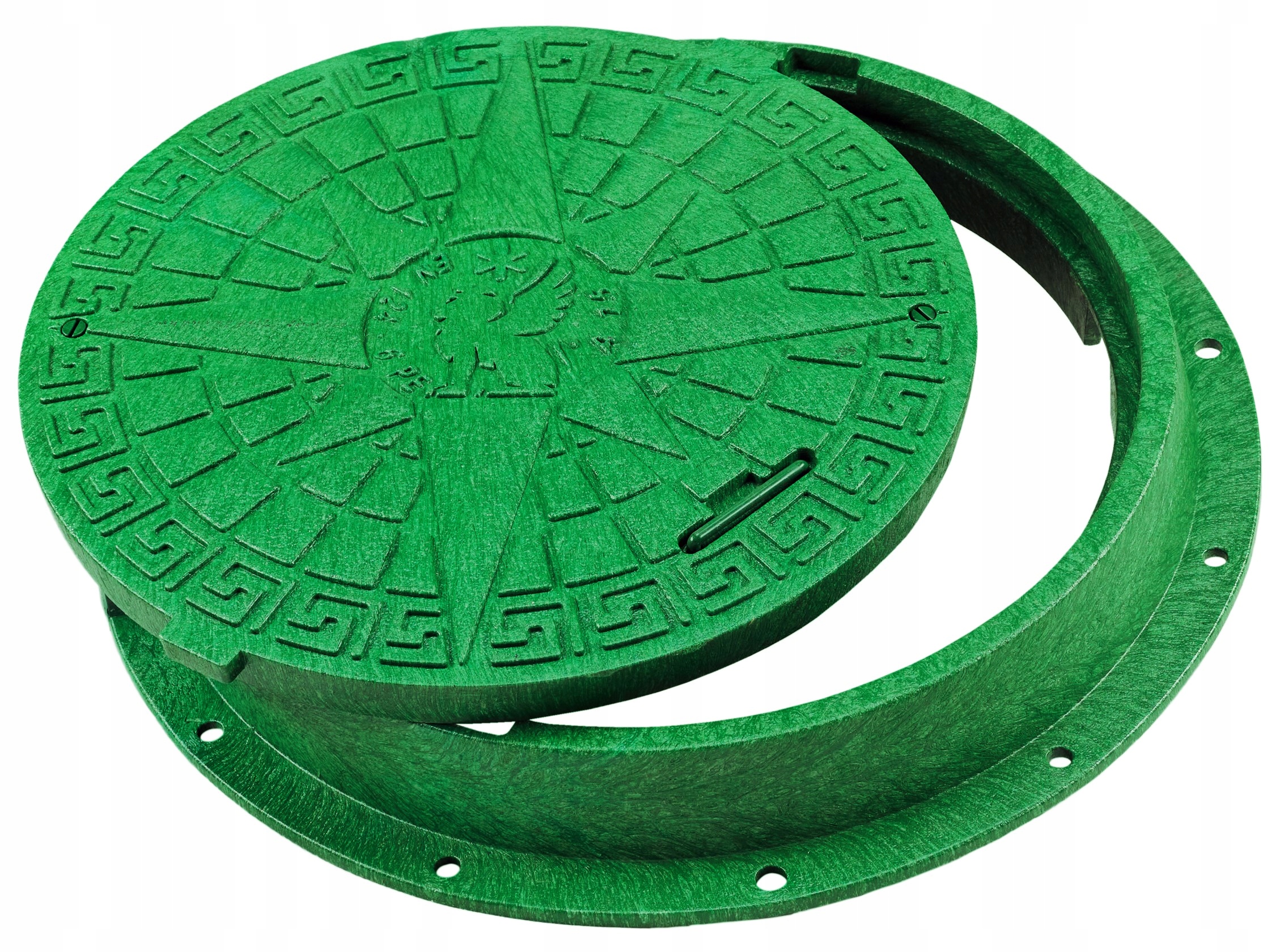 Kryt poklopu do žumpy Ø600/800 Pe 50kN Uzamykateľný Zosilnený