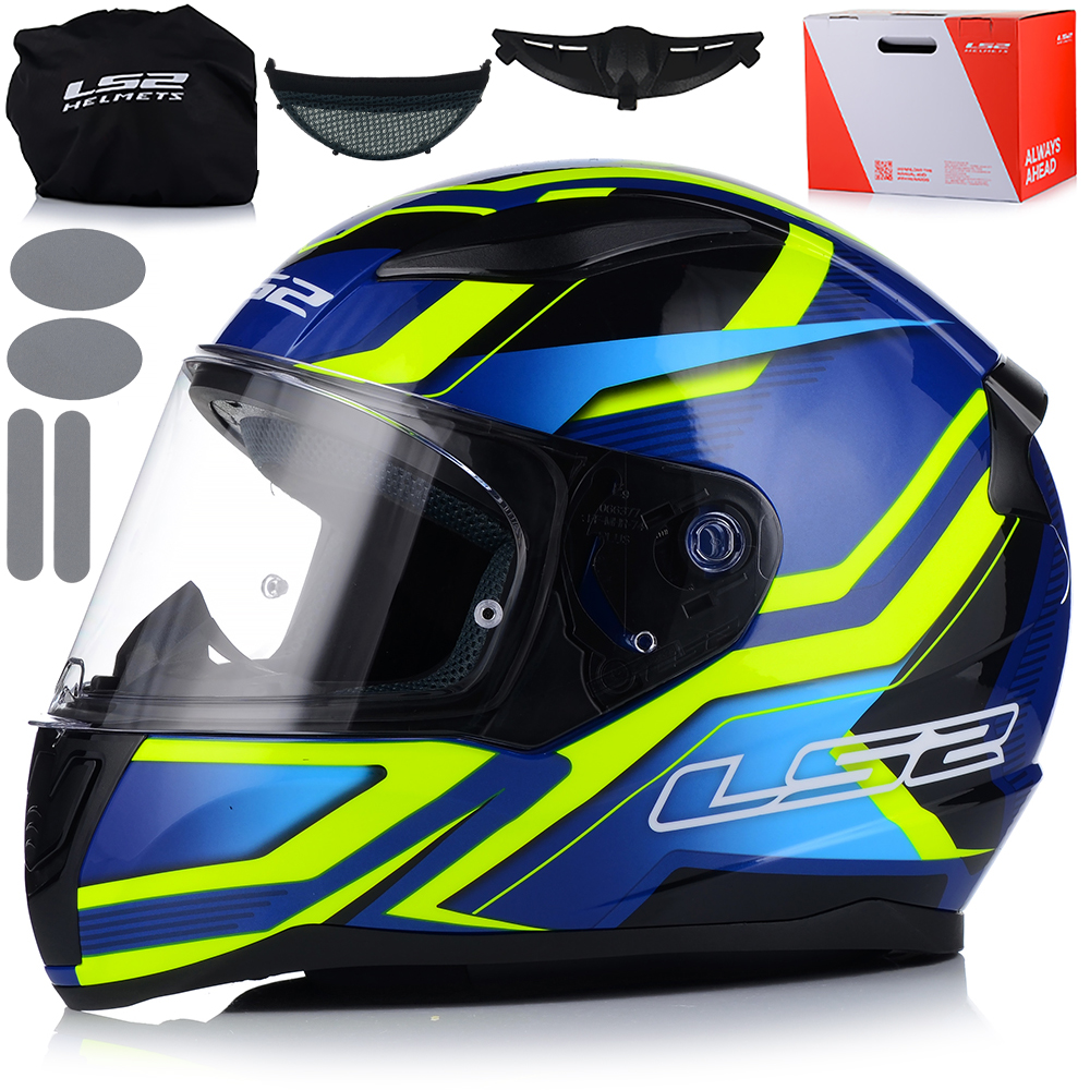 Motocyklová Prilba LS2 FF353 Rapid II Flitz Blue Systém Pinlock Ecer 22.06