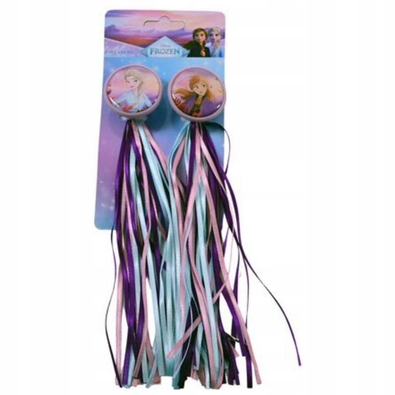 WSTĄŻKI NA KIEROWNICĘ ROWER HULAJNOGĘ FROZEN KRAINA LODU OZDOBA