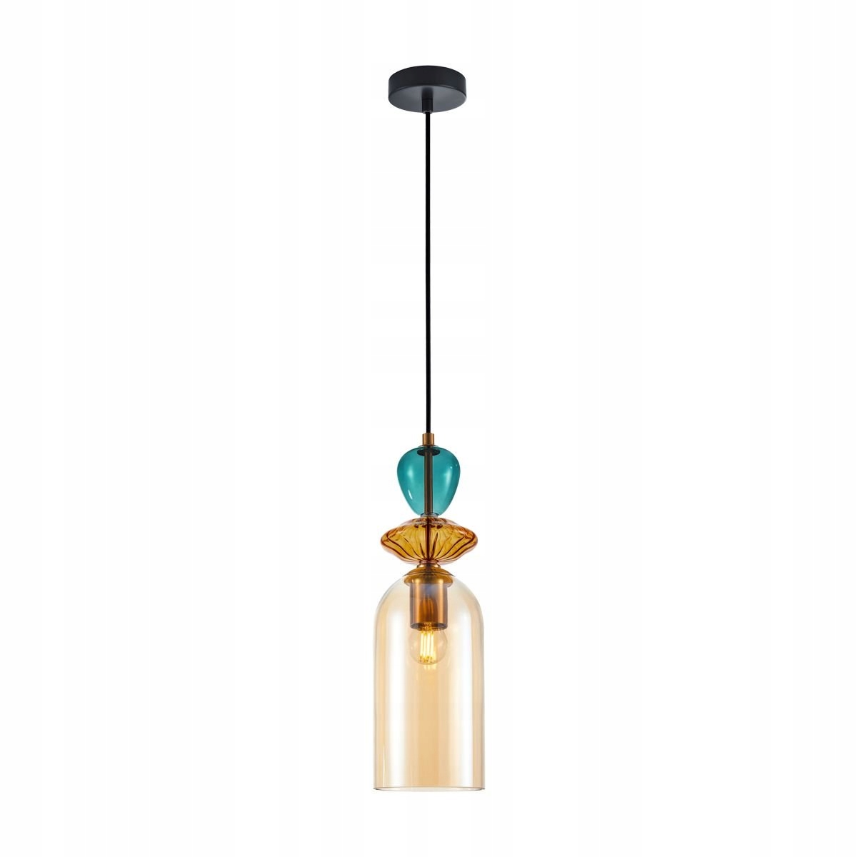 Závěsná lampa Busco PND-30263-1C-BRO-AMB Italux