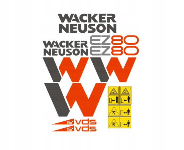 Samolepky samolepka Wacker Neuson EZ80