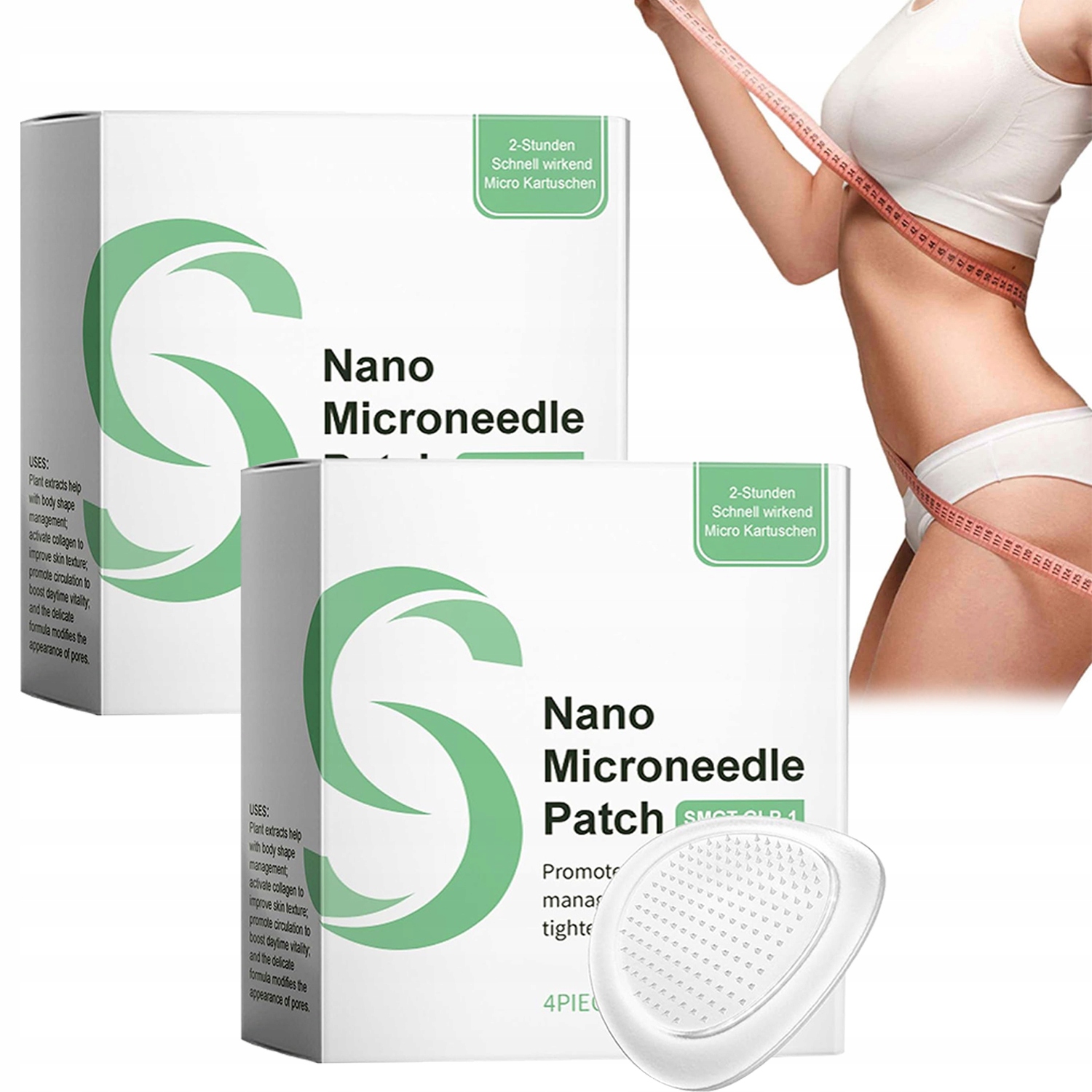 Náplast pro péči o tělo, masážní náplast modelující postavu, 8kusů