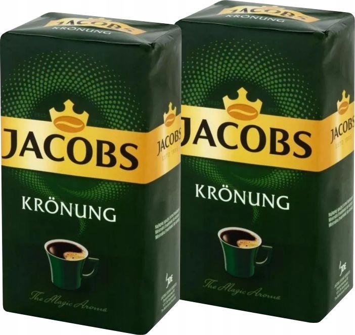 (x2) Jacobs Kawa Mielona Kronung 500g