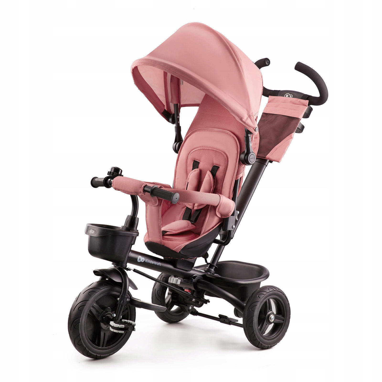 Rowerek Trójkołowy Aveo Rose Pink Kinderkraft