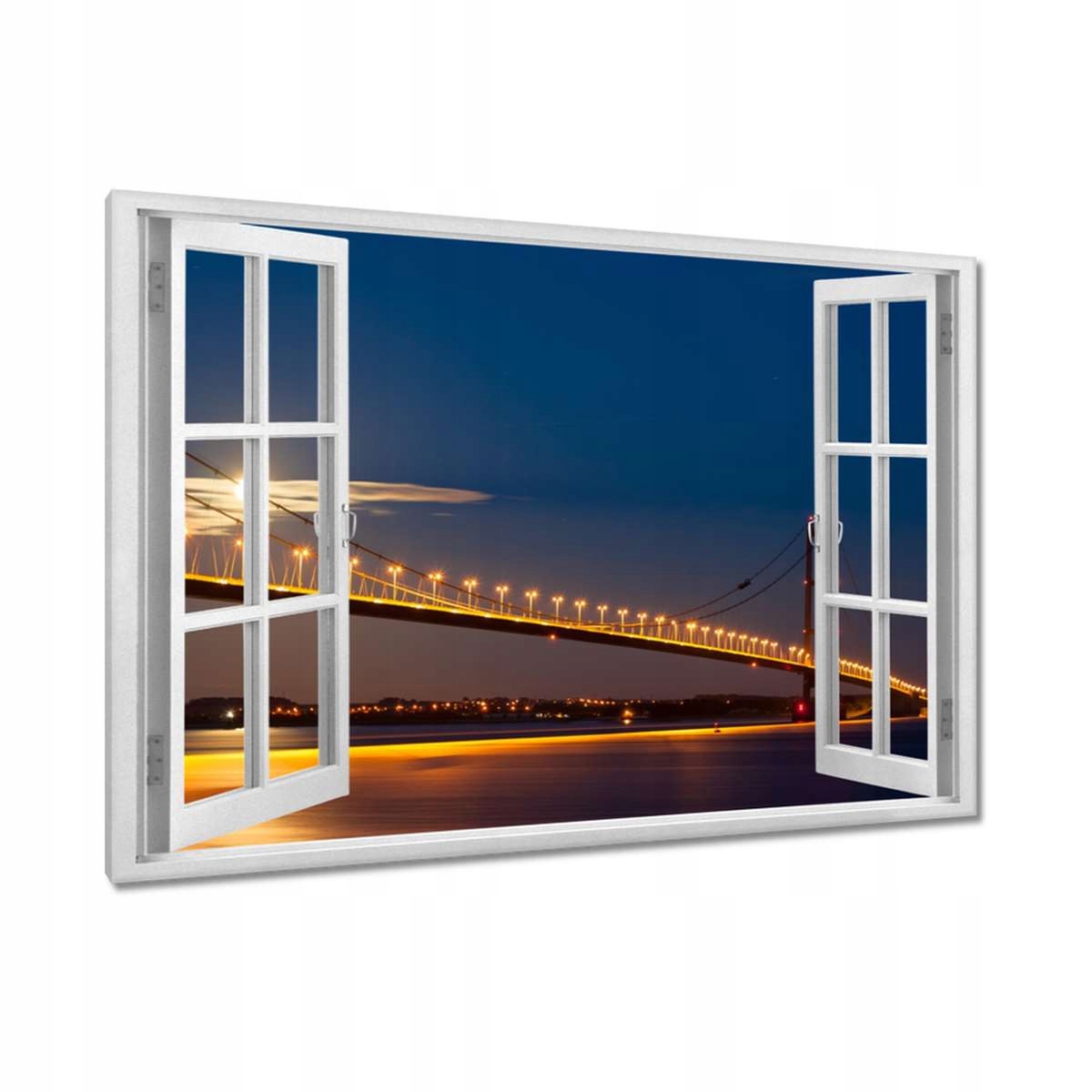 Obrazy 120x80 Most v noci