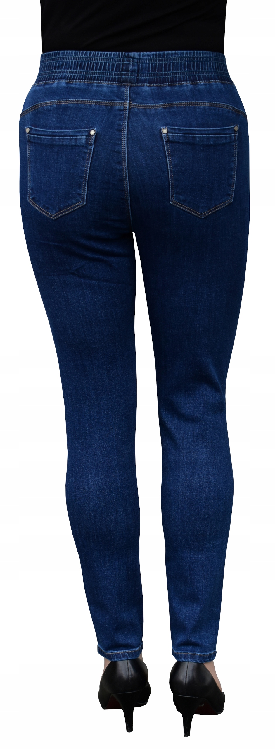 38,Jegginsy damskie duże, wysoki stan,KB1989 Rozmiar 38