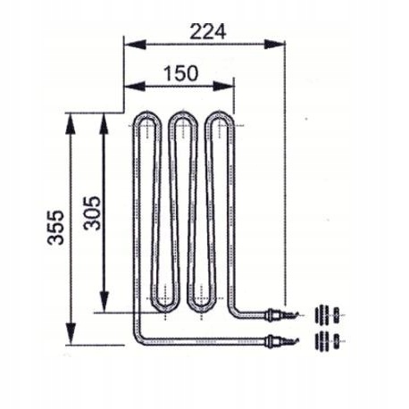 Saunový ohřívač pro saunová kamna Eos 20008084 – 2500 W
