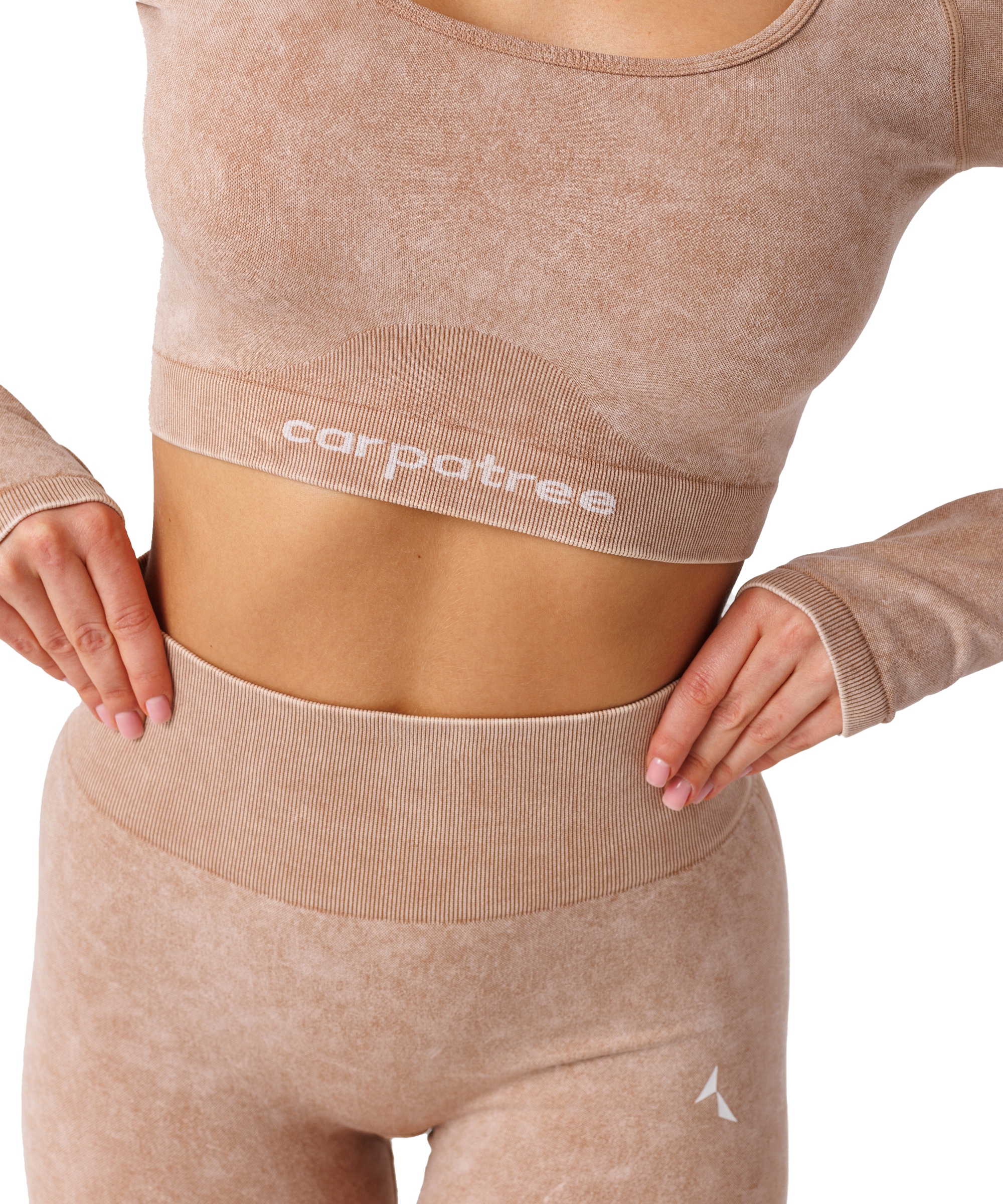 Top z długim rękawem sportowy Yasmine Carpatreee Xs beż