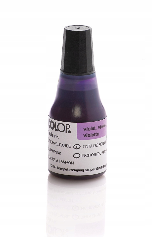 Tusz do pieczątek Flashowych standardowy Colop 25 ml fioletowy