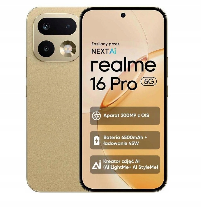 Realme 16 Pro 5G 8/256 Gb złoty