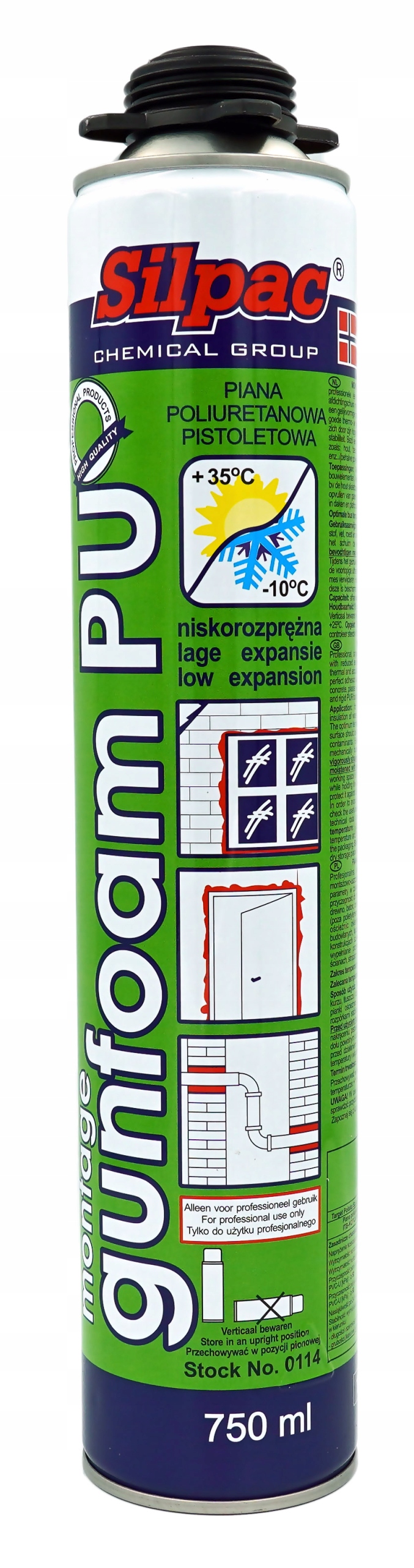 

Pianka pistoletowa Raven Silpac 750ml niskoprężna