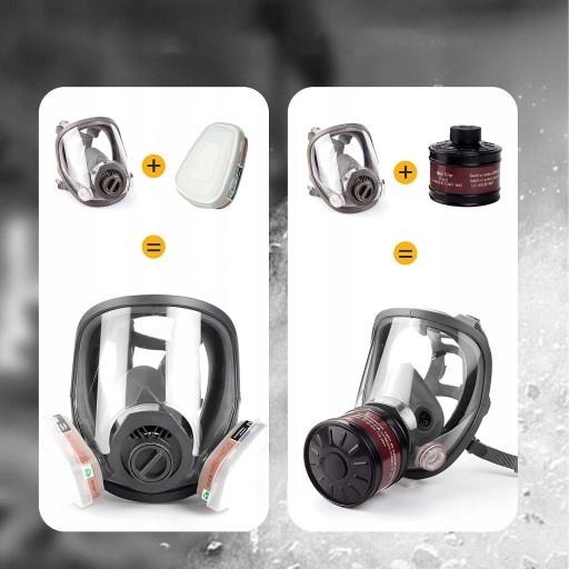 MASKA OCHRONNA LAKIERNICZA 3M 6800 PRZECIWGAZOWA Kod producenta MASKA PEŁNOTWARZOWA