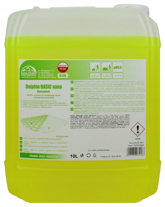 

Dolphin Basic Nano 10L Mycie Pielęgnacja Posadzek