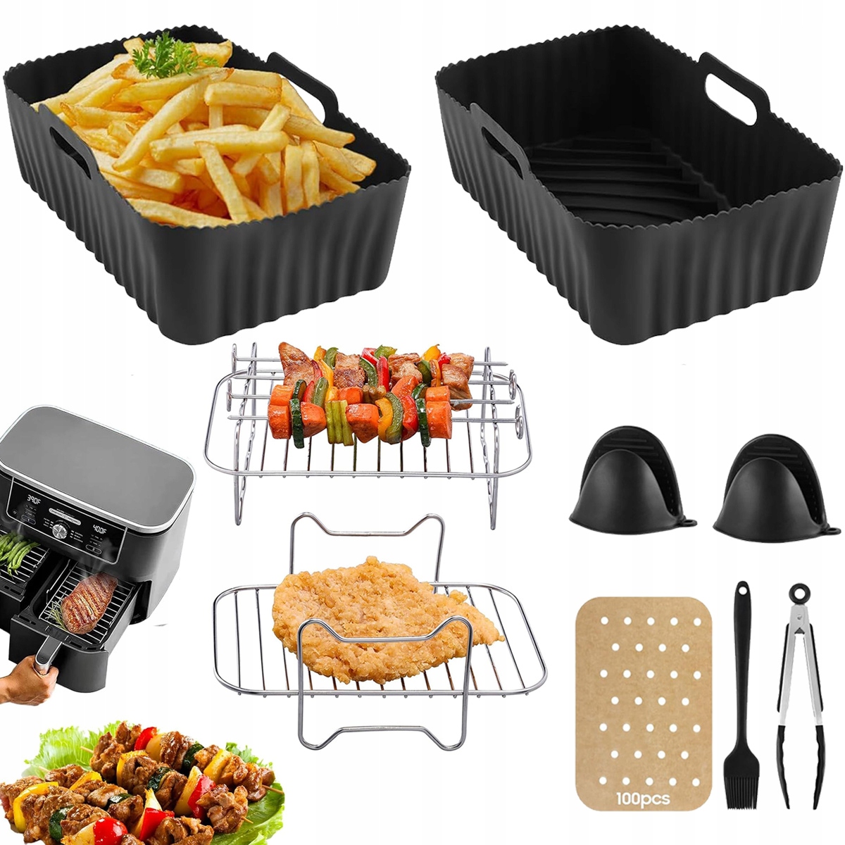 Příslušenství K Fritéze Sada Air Fryer 7,6L-9,5L Nádoba