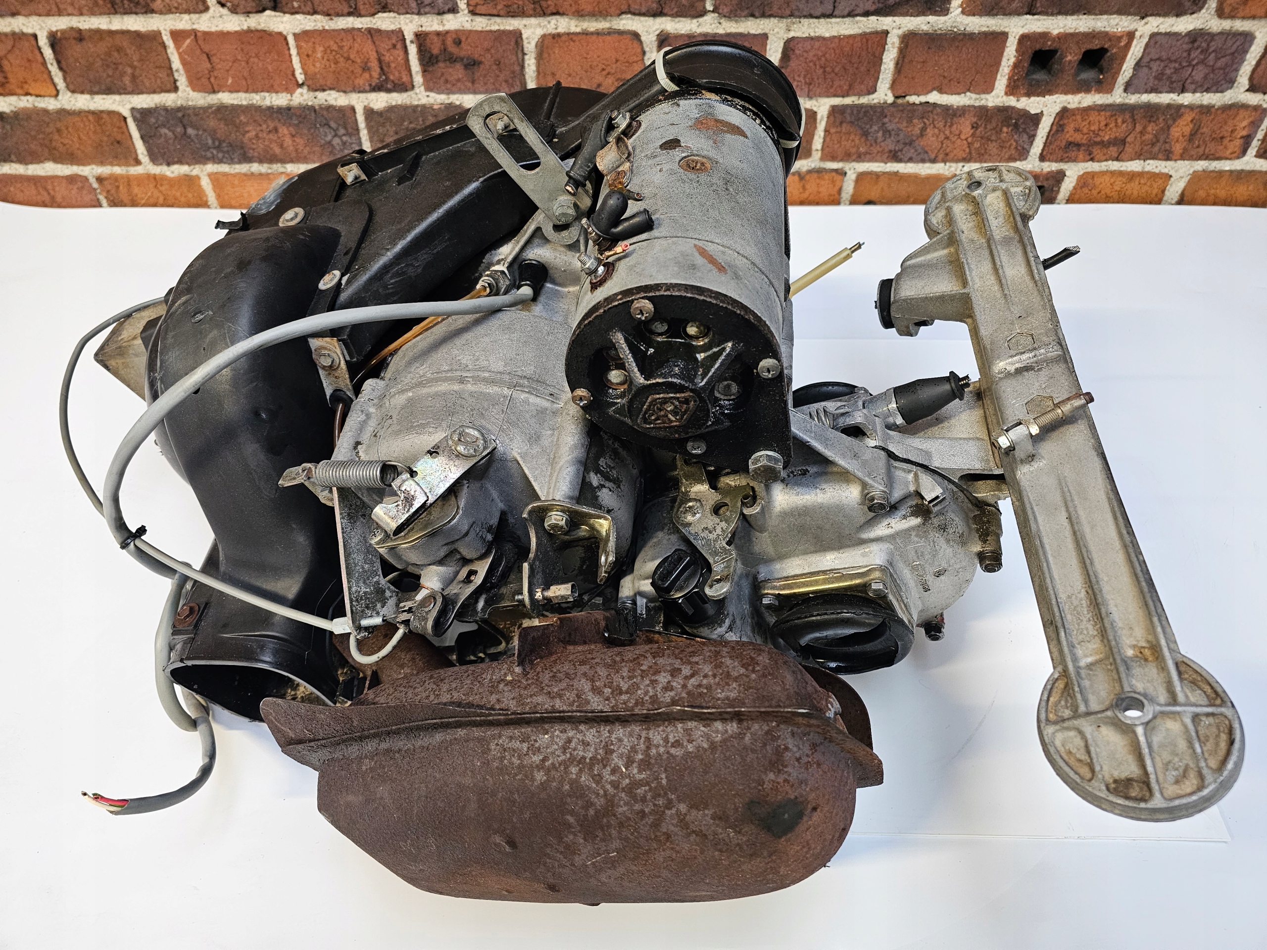 PIAGGIO APE ATM2M двигатель полный рабочий