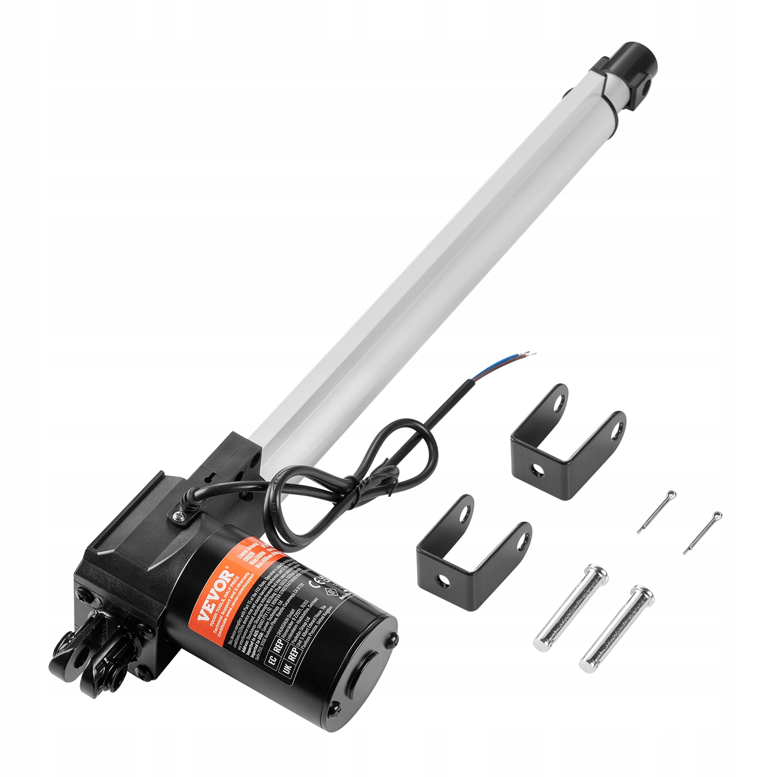 Lineárny Pohon Vevor 6000N 12V Elektrický IP44 Silný A Odolný 350 MM