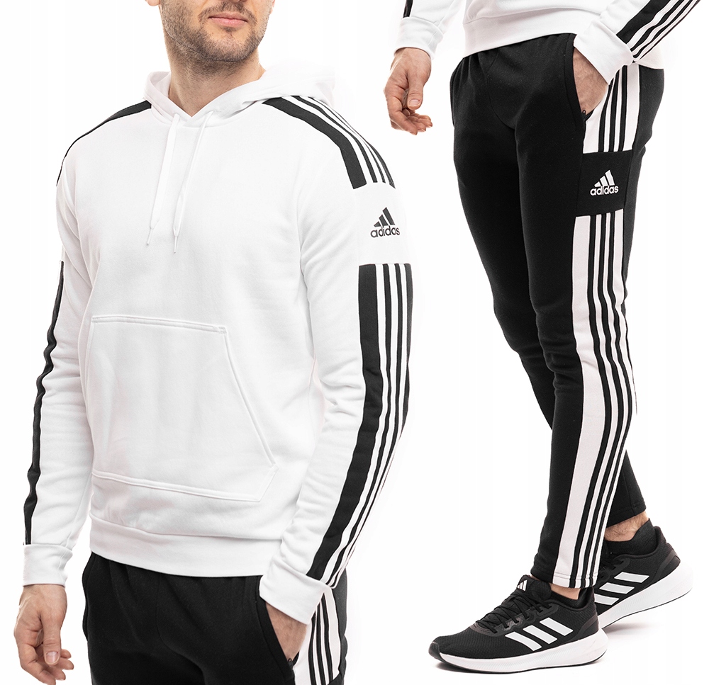 adidas Teplákovka Pánský sportovní komplet Sada Mikina Kalhoty Squadra 21 vel. S
