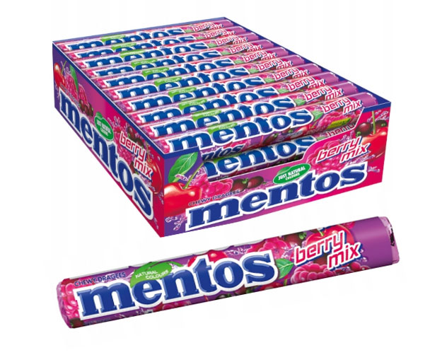 Mentos Berry MIX MIX Owocowy 40szt