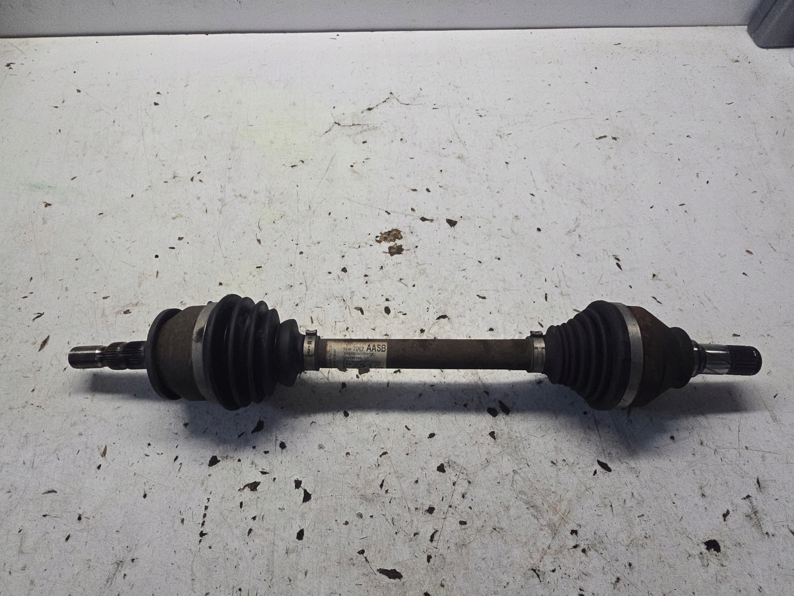 OPEL ASTRA K semi-axis left short. 13367067 AASB 1.6 CDTI MANUAL M32
