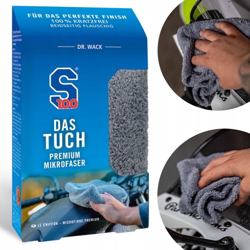 S100 Ściereczka Z Mikrofibry Do Motocykla Kasku
