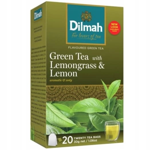 Levně Dilmah Čaj s citronovou trávou a citronem, 20 sáčků ex.